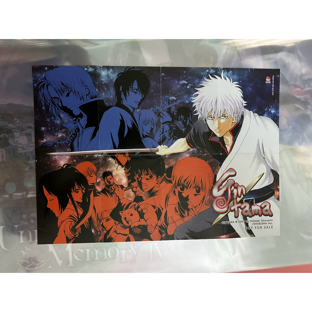 poster gintama gập