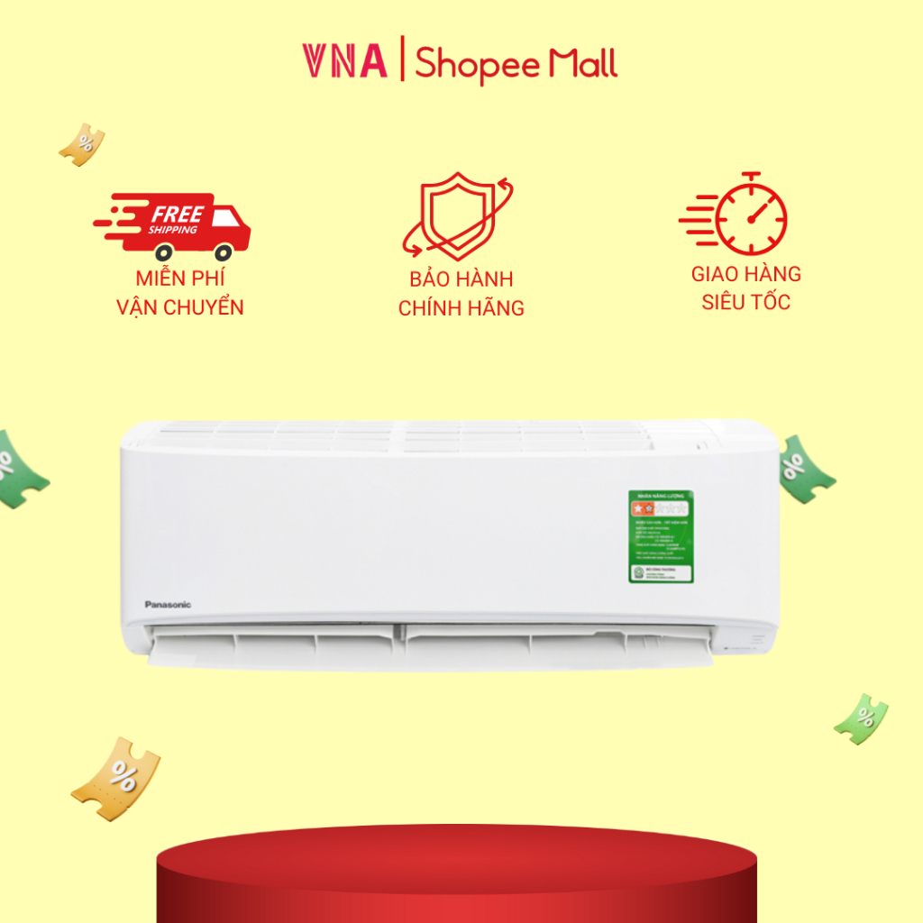Điều hòa Panasonic 1 chiều 12.000BTU inverter RU12AKH-8 - Bảo Hành Chính Hãng