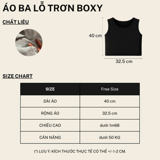 Áo ba lỗ siêu hot mềm mịn basic