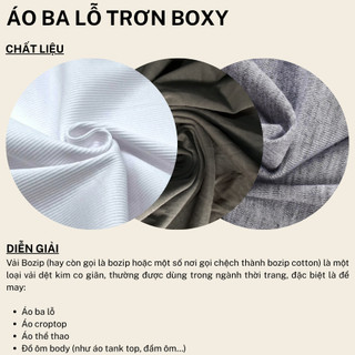 Áo ba lỗ siêu hot mềm mịn basic