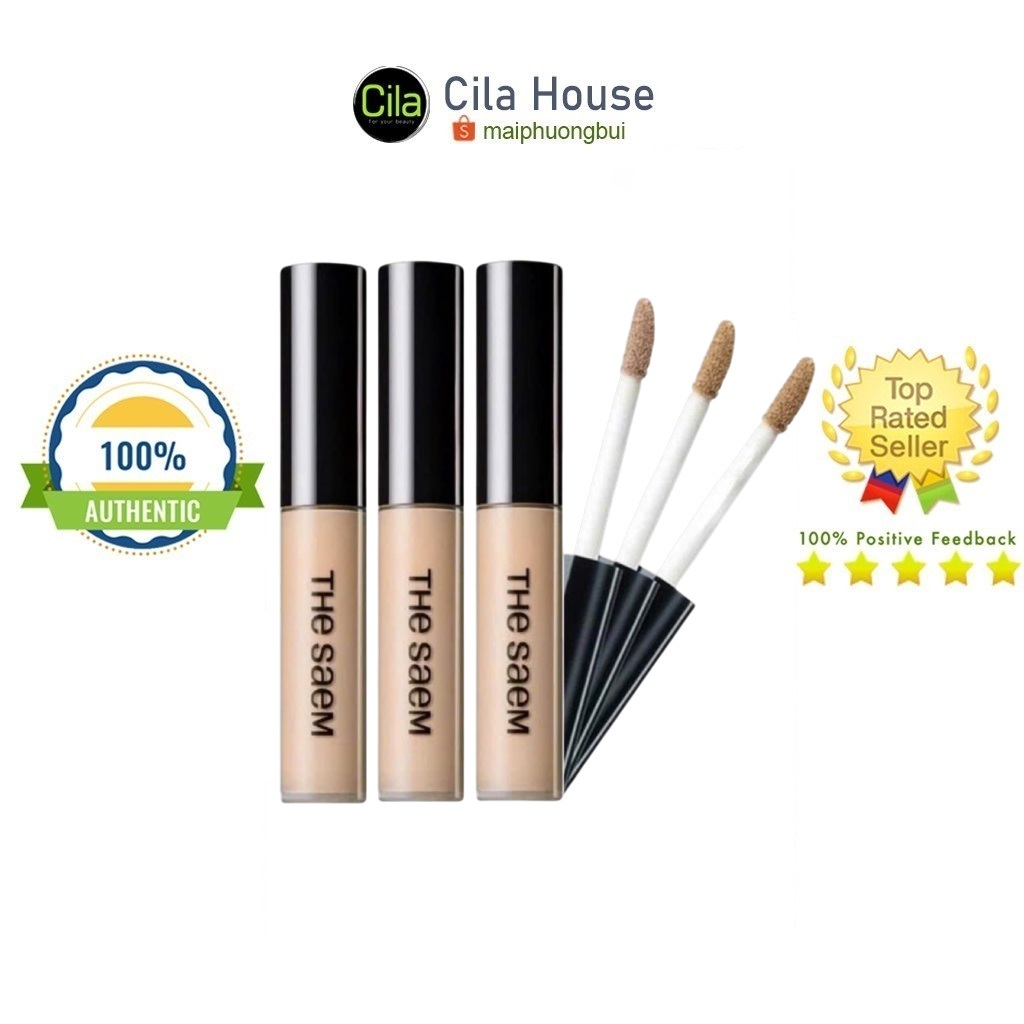 Kem Che Khuyết Điểm The Saem Cover Perfection Tip Concealer - Cila House