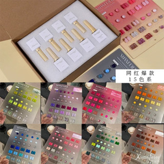 Set sơn 15 màu mix nhũ đủ tone màu kèm bảng màu xinh