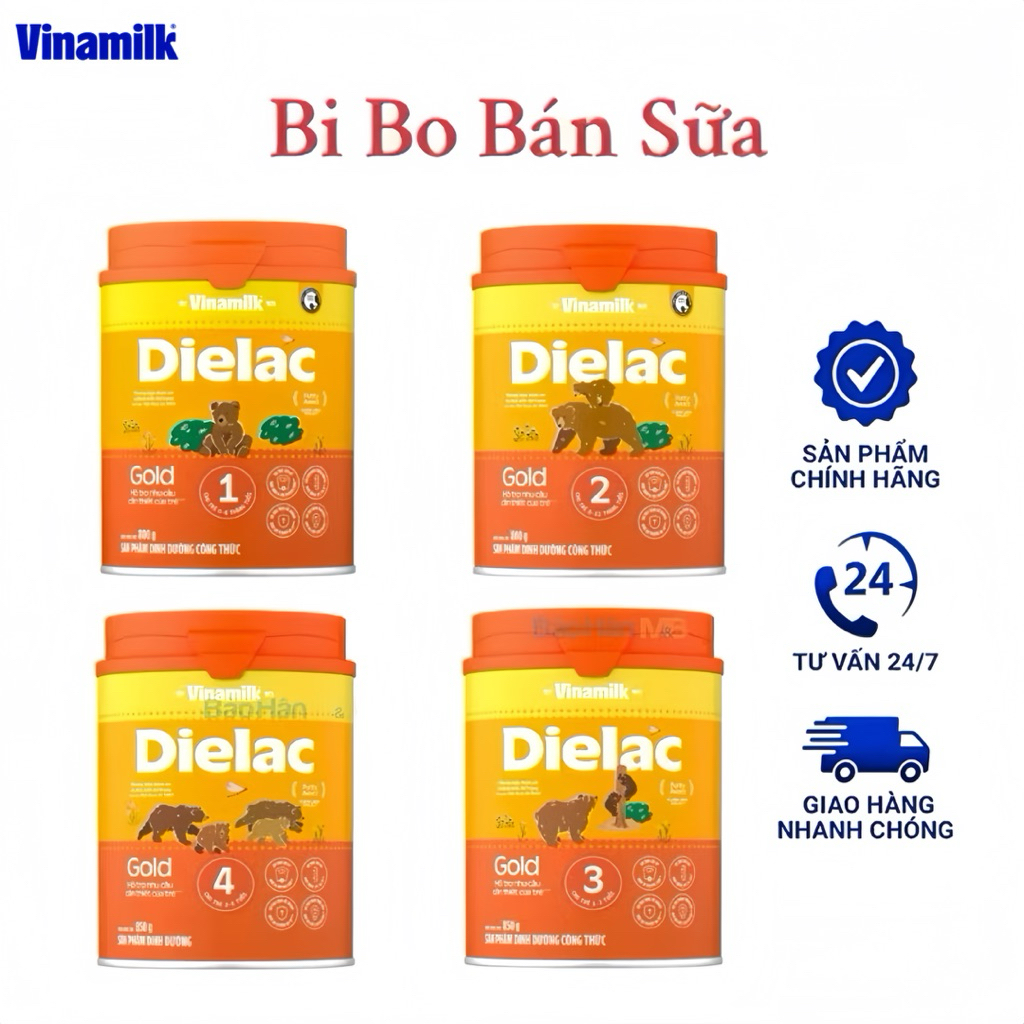 (DATE XA) Sữa Bột Vinamilk Dielac Alpha Gold Số [1/2/3/4] Sữa Non, Dinh Dưỡng Phát Triển Toàn Diện