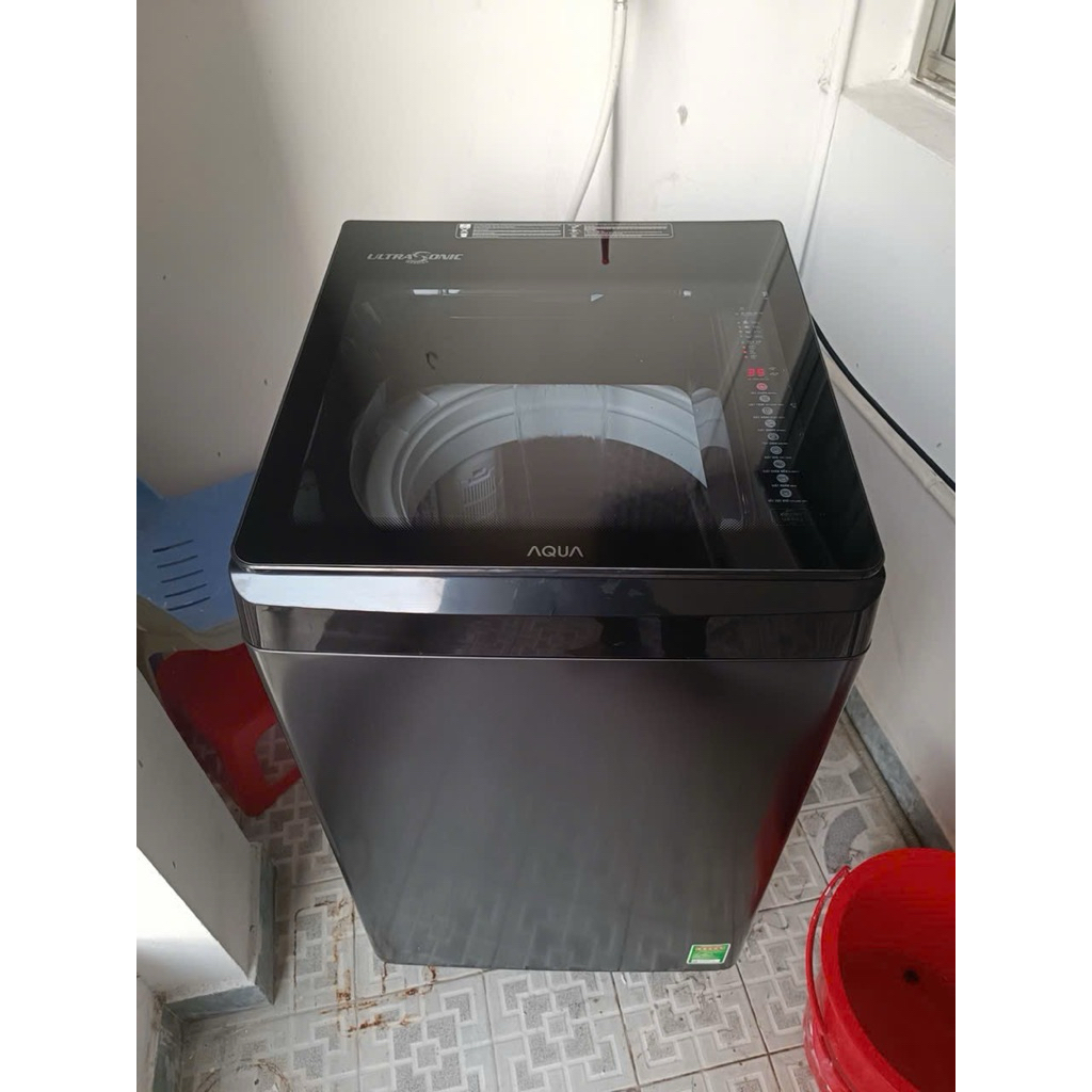 Máy giặt Aqua AQW-U100FT (BK) 10 kg cửa trên chỉ giao HCM, Long An, Bình Dương, Biên Hoà Đồng Nai ch