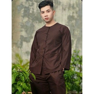 BỘ BÀ BA TRUYỀN THỐNG - VẢI KATE MỀM - DÀNH CHO NAM - ÁO CÓ 2 TÚI