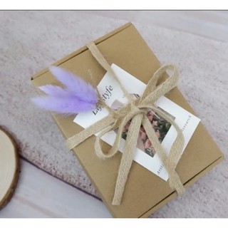 Hoa khô cỏ Đuôi thỏ làm đồ decor handmade (chùm 3 bông)