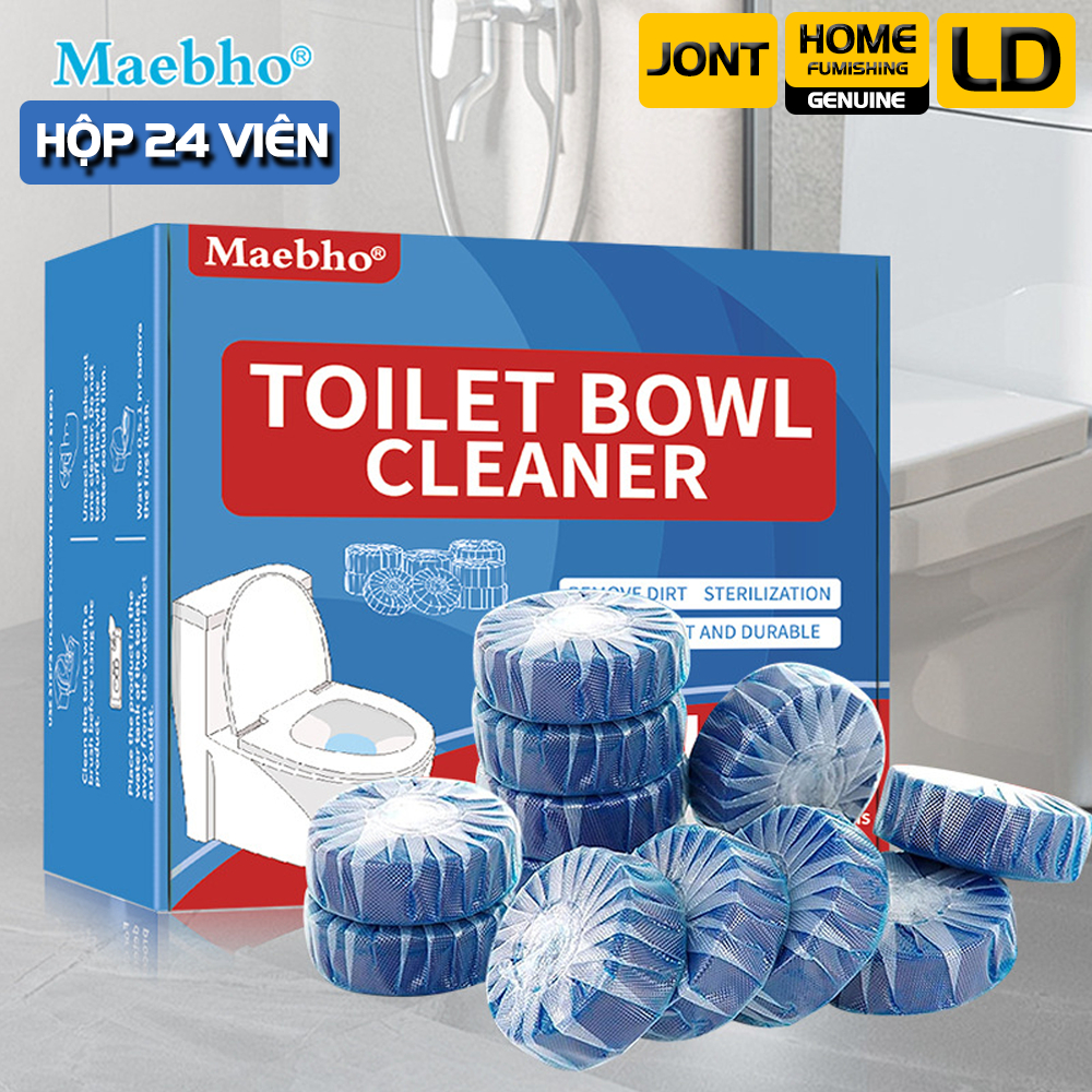 Viên thả bồn cầu thế hệ mới LD khử khuẩn toilet, làm sạch màng bám, lưu giữ hương thơm