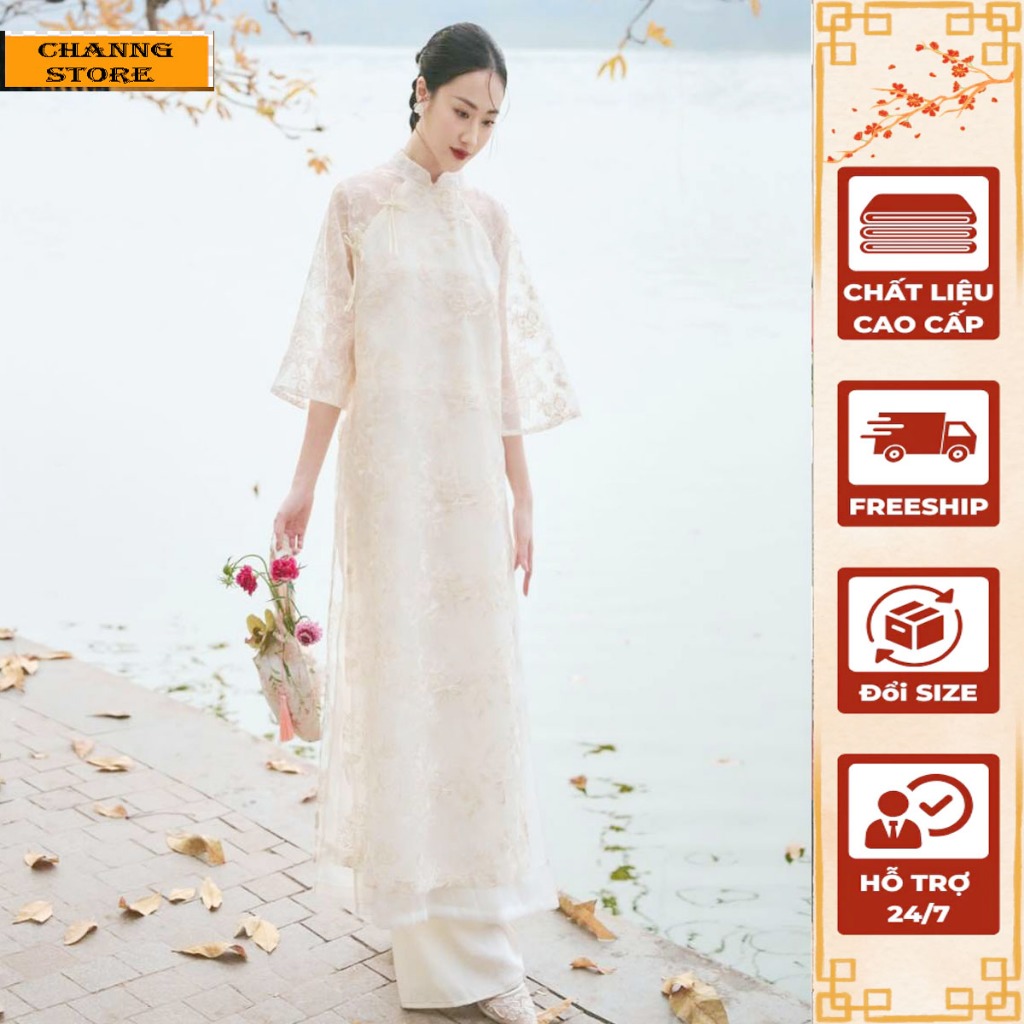 Set áo dài cách tân nữ Chang Store MB12