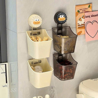  Sét 2 hộp đựng hành tỏi hít chân không treo dán tường tiện lợi gọn gàng 🌸🌸🌸 