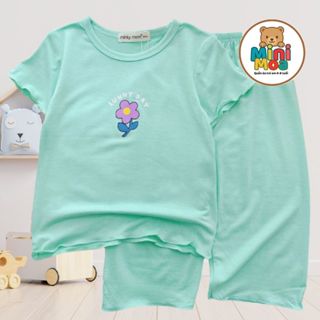 [8–27kg] Bộ Cộc Tay Quần Dài Bé Gái MINKY MOM Thun Lạnh Mềm Mát In Hình Dễ Thương TN-IN164