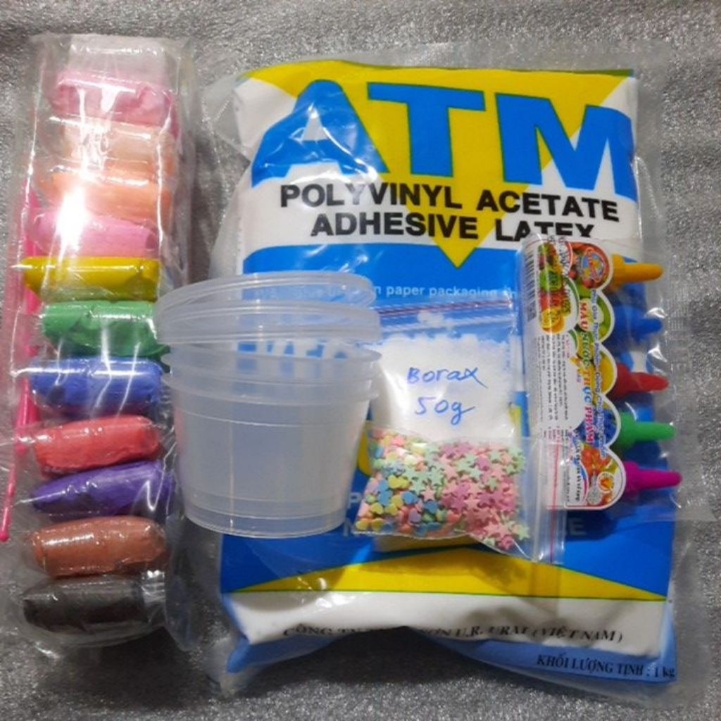 Bộ kit làm slime bơ 6 món