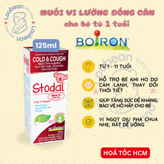 Date 9/2026 Siro Ho Vi Lượng BOIRON STODAL nội địa Canada cho bé 1-11 tuổi 125ml Loubean