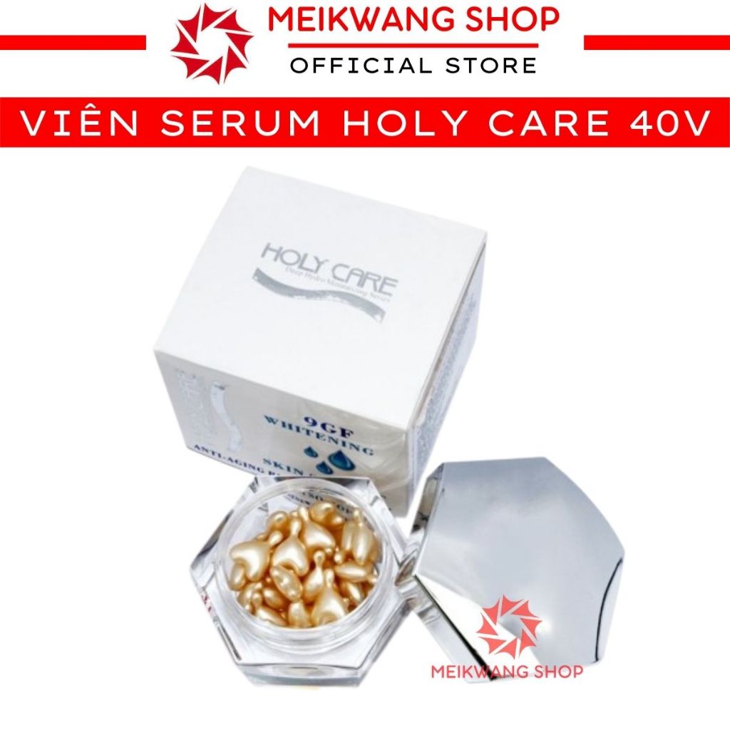 Serum 9GF HOLY CARE 40v - Skin So-Soft - Dưỡng Trắng - Chống Nhăn - Ngừa Lão Hóa - Cân Bằng pH