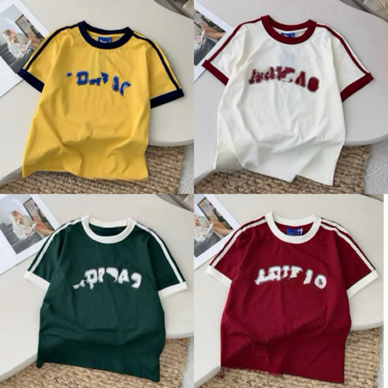 Áo Thun Nữ , Áo Thun Babytee Viền Sọc