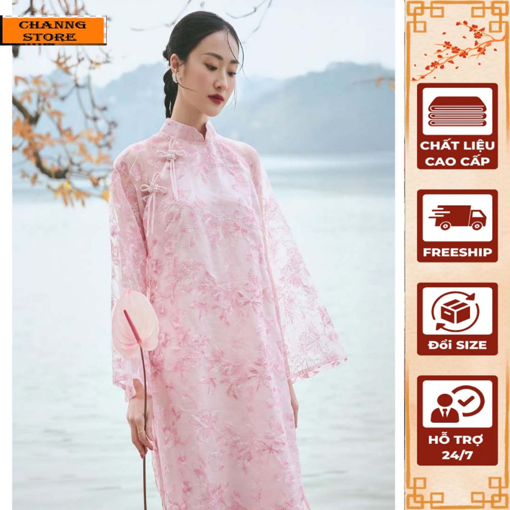 Set áo dài cách tân nữ Chang Store MB11