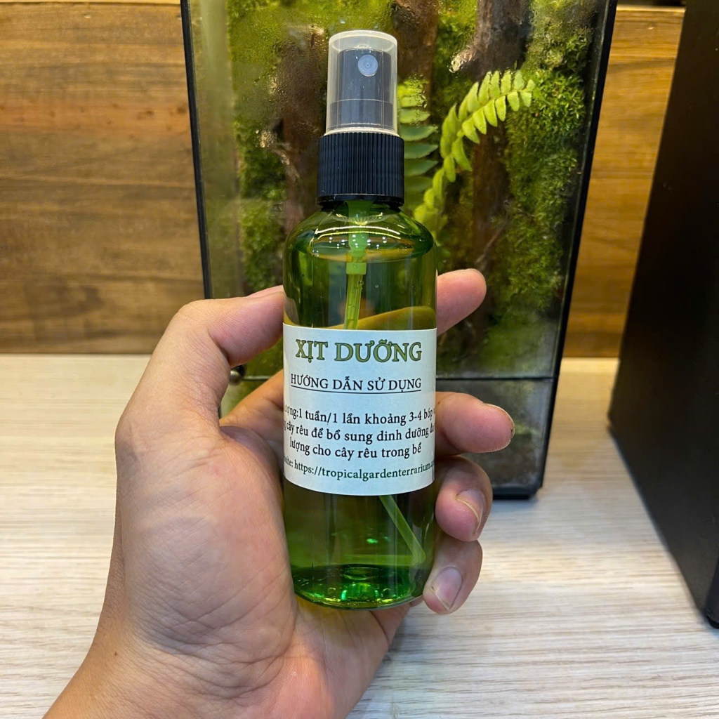 Xịt dưỡng và xịt chống mốc cho bể terrarium-bán cạn