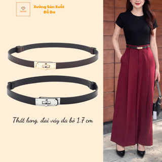 Thắt Lưng Nữ Đai Váy HADADA DV10, Da Bò Cao Cấp, Kiểu Dáng Tinh Tế, Đường May Chắc Chắn, Bản 2cm
