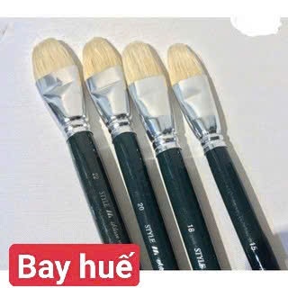 Cọ vẽ, Bút đại Lông Lợn Vẽ Tranh Tường/ Sơn Dầu/Acrylic size To