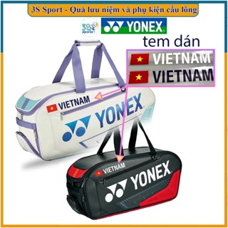 Miếng Dán Cờ & Chữ Việt Nam – Trang Trí Bao Vợt Cầu Lông, Balo | In DTF Cao Cấp | Sản Xuất Tại VN