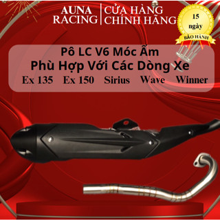  PÔ LC V6 MÓC ẤM TẶNG ỐP PÔ VÀ CỔ DÀNH CHO EXCITER 135 150 155 WINER SIRIUS WAVE DREAM 