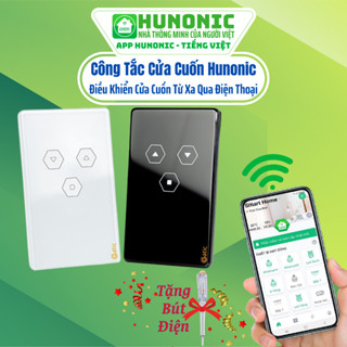Công Tắc Cửa Cuốn Hunonic Smart Door, Công Tắc Thông Minh Kết Nối Wifi Và Bluetooth, Điều Khiển Mọi Loại Cửa Cuốn