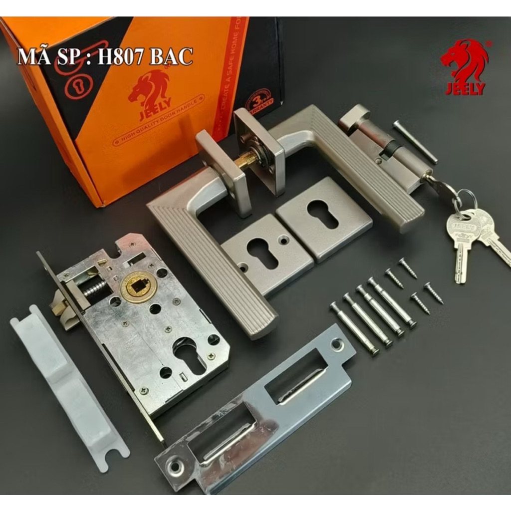 [H807] KHÓA PHÂN THỂ JEELY 200mm m - KHÓA TAY GẠT cửa gỗ,cửa nhựa, cửa nhôm, cửa sắt -  KHÓA CỬA PHÒ