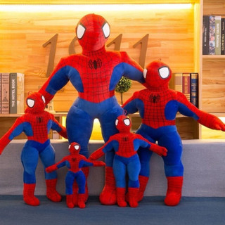  Gấu Bông Siêu Nhân Người Nhện Đáng Yêu Gối Ôm Người Nhện Spider Man Vải Nhung Mền Mịn Cao Cấp Cho Bé 