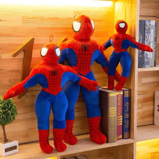  Gấu Bông Siêu Nhân Người Nhện Đáng Yêu Gối Ôm Người Nhện Spider Man Vải Nhung Mền Mịn Cao Cấp Cho Bé 