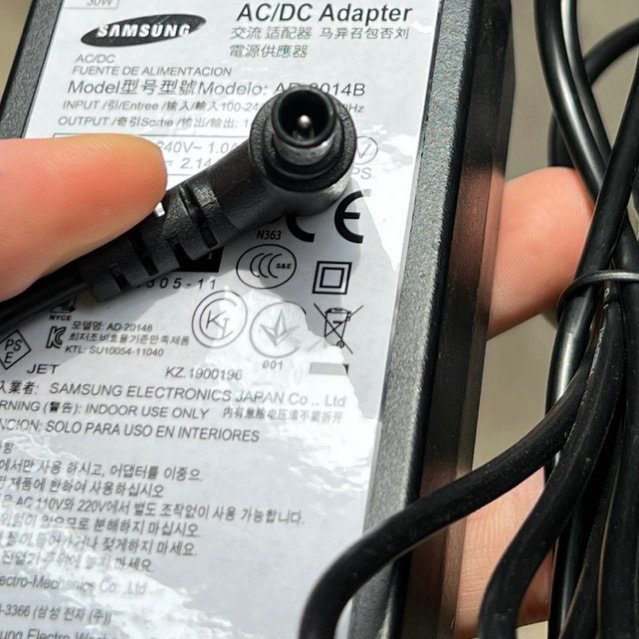 Adapter nguồn màn hình samsung 14V 2.14A chính hãng