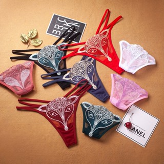 Quần lót nữ lọt khe ren lưới thêu hình hồ ly gợi cảm cho nữ sexy dễ thương mềm mại quyến rũ 13