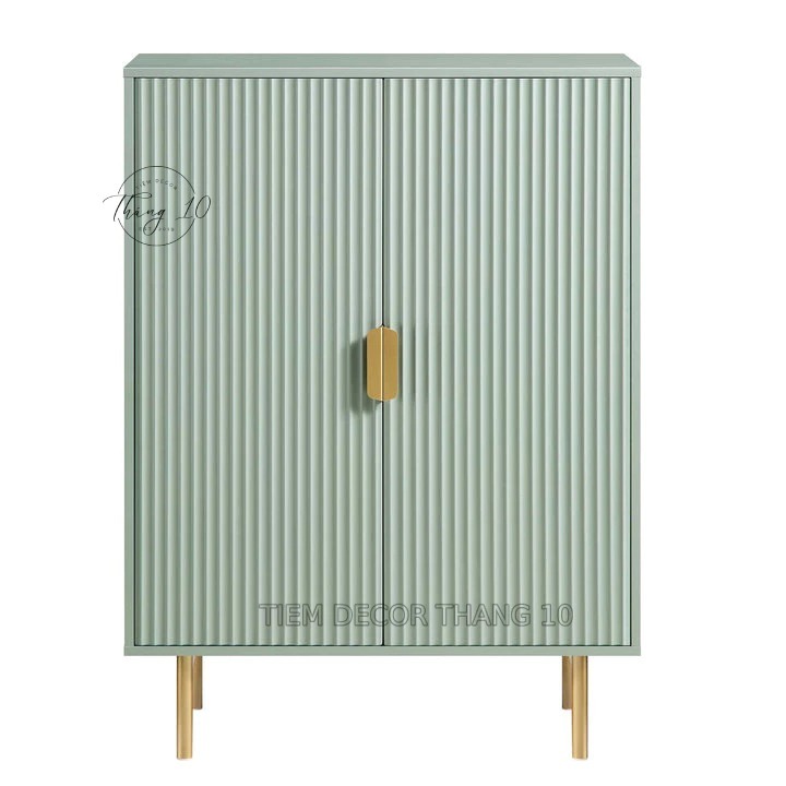 CABINET - Tủ Giày/ Tủ Console Richmond - Richmond Ridged Highboard Storage Cabinet #tiemdecorthang10