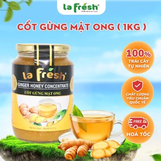  Nước Cốt Gừng Mật Ong LaFresh Đà Lạt Hũ 850G – 50% Gừng Tươi 50% Mật Ong Nguyên Chất Tăng Đề Kháng – Pha Trà 