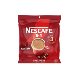 Cà phê sữa hoà tan Nescafe đỏ 3in1 vị nguyên bản 46gói *16g