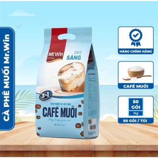  Cafe muối mr win 50 gói túi - Pha nhanh - Đậm vị - Giá ưu đãi 