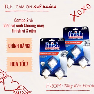 Viên vệ sinh máy rửa bát Finish