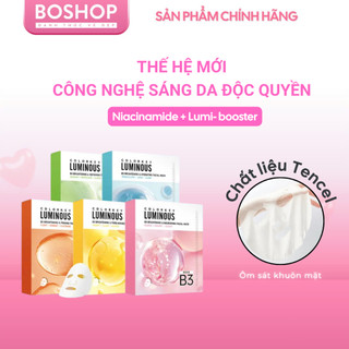    Hộp 10 Miếng   Mặt Nạ Colorkey Luminous B3 Birghtening Thế Hệ Mới 30ml 