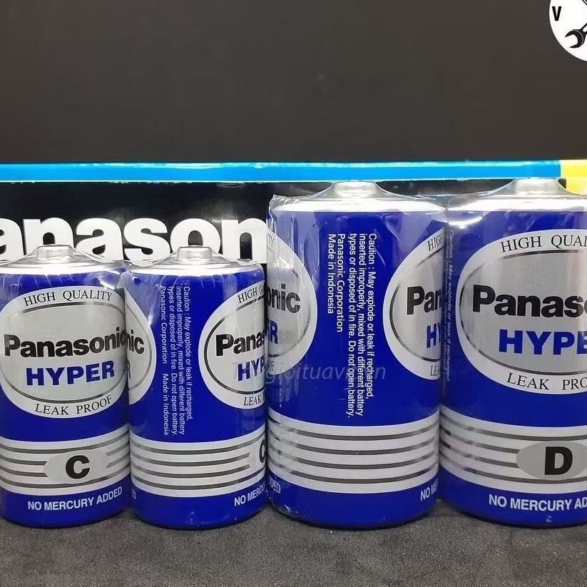 Pin trung C, pin đại D HYPER Panasonic chính hãng