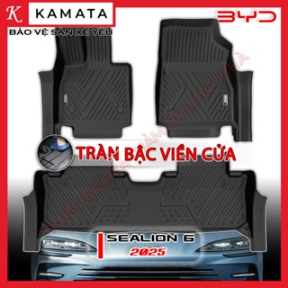 Thảm lót sàn ô tô BYD sealion 6 2025 đúc nguyên khối TPV (3 tấm/Bộ) KAMATA