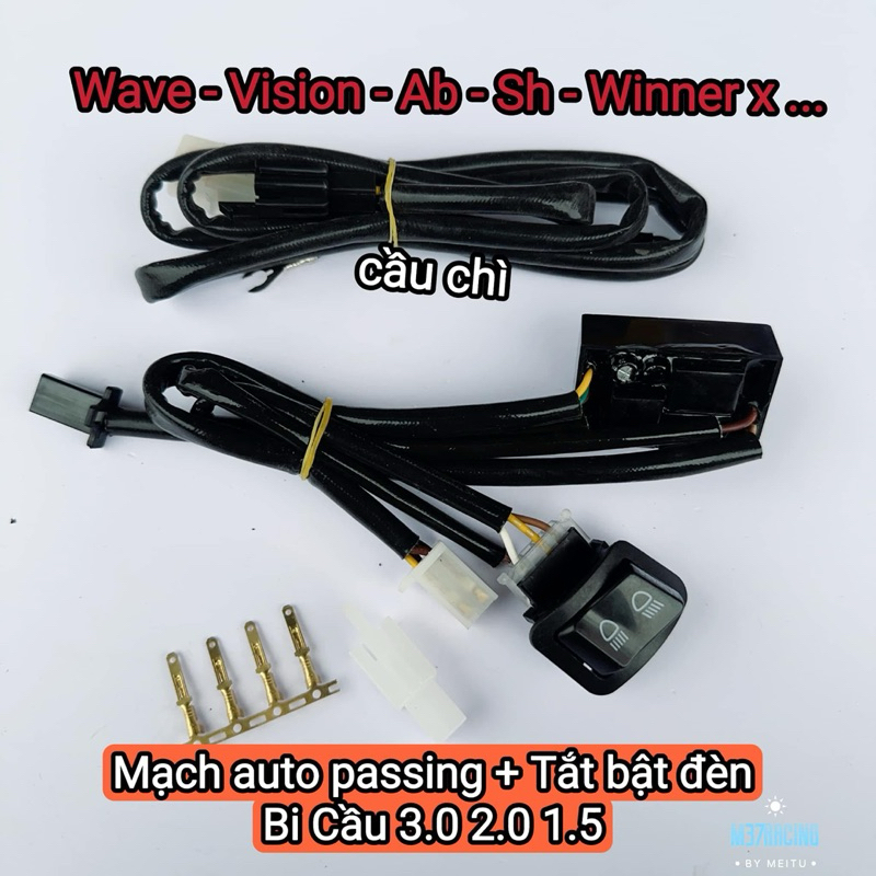 [Bảo Hành 2 Năm] Mạch Auto Passing Nút SH Dùng Mạch X9 Tốc Độ Auto Passing Nhanh Kèm Tắt Mở Bi Cầu +