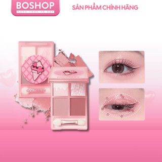 Bảng Phấn Mắt COLORKEY 4 Ô - Icecream Bền Màu Lâu Trôi 4g