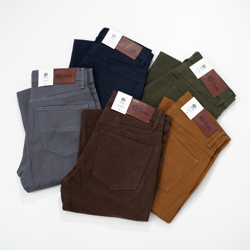 Quần Kaki Jean Màu DKA Nâu bò đẹp lạ, Quần Kaki nam dáng đứng, Chất vải co giãn nhẹ thoáng mát mềm mịn - Doki | BigBuy360 - bigbuy360.vn