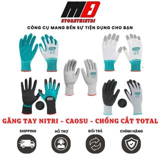Găng tay nitri - cao su - chống cắt total tsp12102 - tsptg01- tsp11102 chính hãng total