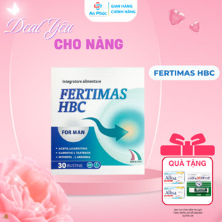 FERTIMAS HBC - Hỗ Trợ Tăng Sức Khỏe Cho Nam Giới Ở Độ Tuổi Trưởng Thành (Hộp 30 Gói)
