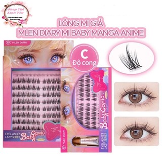  Mlen Diary Mi giả Baby Manga Anime Hoạt Hình Dễ gắn tự nhiên cho người mới trang điểm 