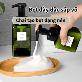 Chai Nhựa PET Vòi Nhấn 250/450ml , Nắp Pumb Sang Trọng Đựng Sữa,Tắm Lotion, Dầu Gội, Kem Dưỡng