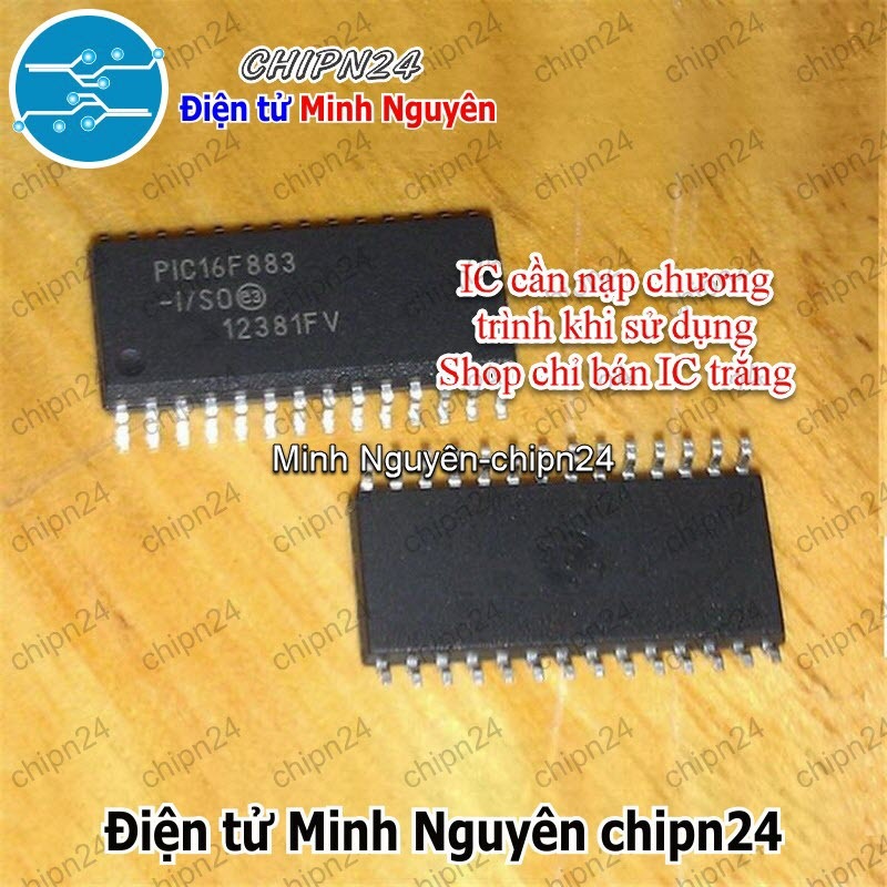 [1 con] (SOP) IC Dán PIC16F883-I/SO SOP-28 (SMD) (PIC 16F883-I/SO PIC16F883)