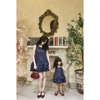 Váy bò baby doll xoè cho mẹ và bé, váy jean mềm cho bé,TPKIDS,[M1081]