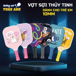 [HỎA TỐC] Bộ 1 Vợt Pickleball + 1 bóng,  Dành Cho Trẻ Em Tập Chơi, In Hình 10 Nhân Vật ,Cầm Nhẹ Vừa Tay Các Bé