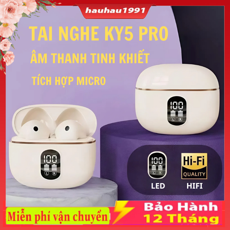 Tai nghe Mini KY5 / X55 / F9 / M10 PRO có điều khiển bằng cảm ứng Âm thanh chất lượng cao ENC Giảm t