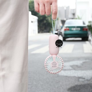 Quạt mini cầm tay tích điện mini nhỏ gọn bỏ túi du lịch